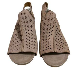 Comfortiva Slingback Sandals Womens Size 10 Brown Boho Casual Summer Cruisewear‎